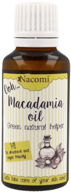 Натуральное масло макадамии - Nacomi Macadamia Natural Oil — фото N1