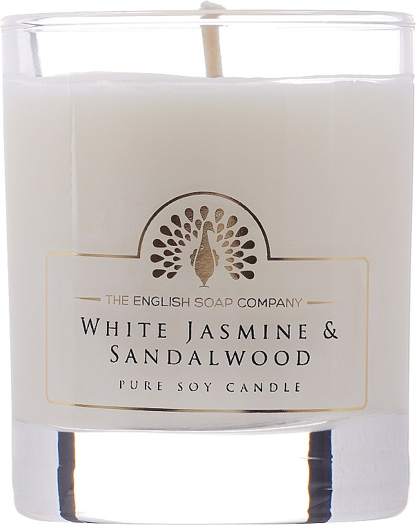 Ароматична свічка - The English Soap Company White Jasmine and Sandalwood Candle — фото N1