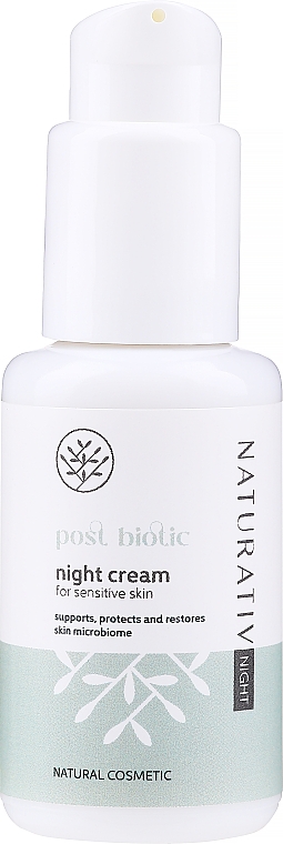 Нічний крем для чутливої шкіри - Naturativ Post Biotic Night Cream — фото N1