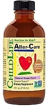 Диетическая добавка от алергии - ChildLife Aller-Care Natural Grape Flavor — фото N1