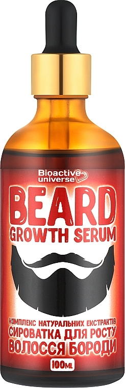 Сыворотка для роста волос бороды - Bioactive Universe Beard Growth Serum — фото N1