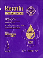 Шампунь с кератином - DuoLife Keratin Hair Complex Advanced Formula Shampoo (пробник) — фото N1