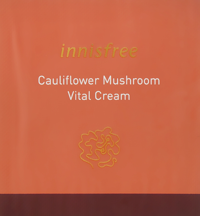 Крем для лица с экстрактом цветущего гриба - Innisfree Cauliflower Mushroom Vital Cream (пробник)