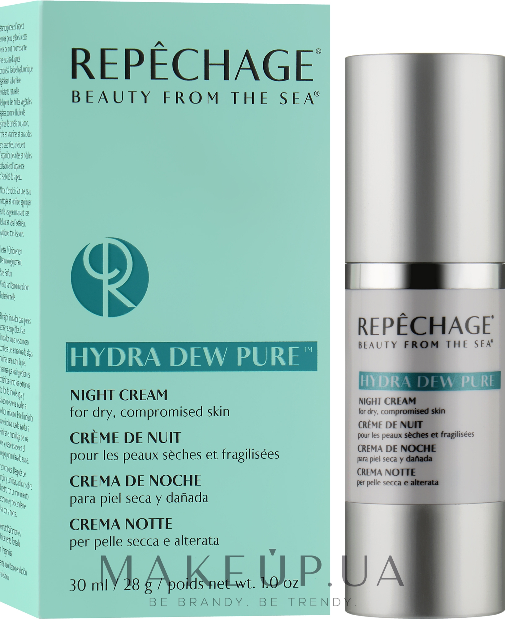 Нічний крем для обличчя - Repechage Hydra Dew Pure Night Cream — фото 30ml