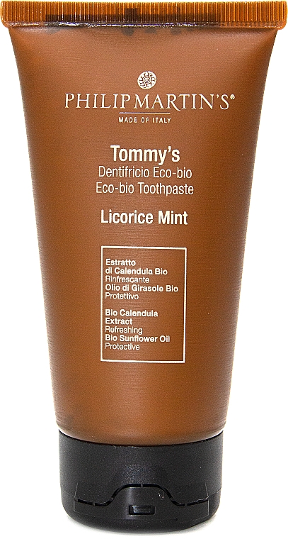 Зубна екопаста "Лакриця, м'ята" - Philip Martin's Tommy's Licorice Mint — фото N3