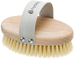 Щітка для сухого масажу зі щетиною з волокон кактуса, з сумкою - Hydrea London Professional Spa Dry Body Brush Cactus Bristle With Travel Bag — фото N2