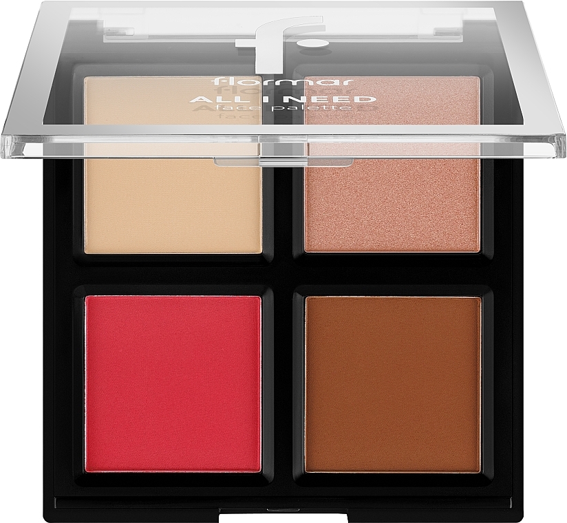 Палетка для макияжа лица - Flormar All I Need Face Palette — фото N1