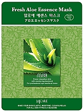 Парфумерія, косметика Тканинна маска для обличчя з алое - MJ Care Fresh Aloe Essence Mask