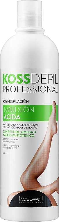 Емульсія для тіла після епіляції - Kosswell Professional Kossdepil Emulsion Acida — фото N1