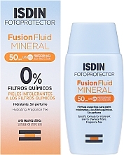 Мінеральний сонцезахисний флюїд SPF50 - Isdin Fusion Fluid Mineral — фото N2