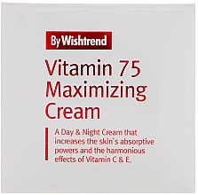 Витаминный крем для лица с экстрактом облепихи - By Wishtrend Vitamin 75 Maximizing Cream — фото N2