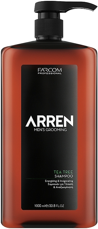 Шампунь для мужчин - Arren Men's Grooming Tea Tree Shampoo — фото N3