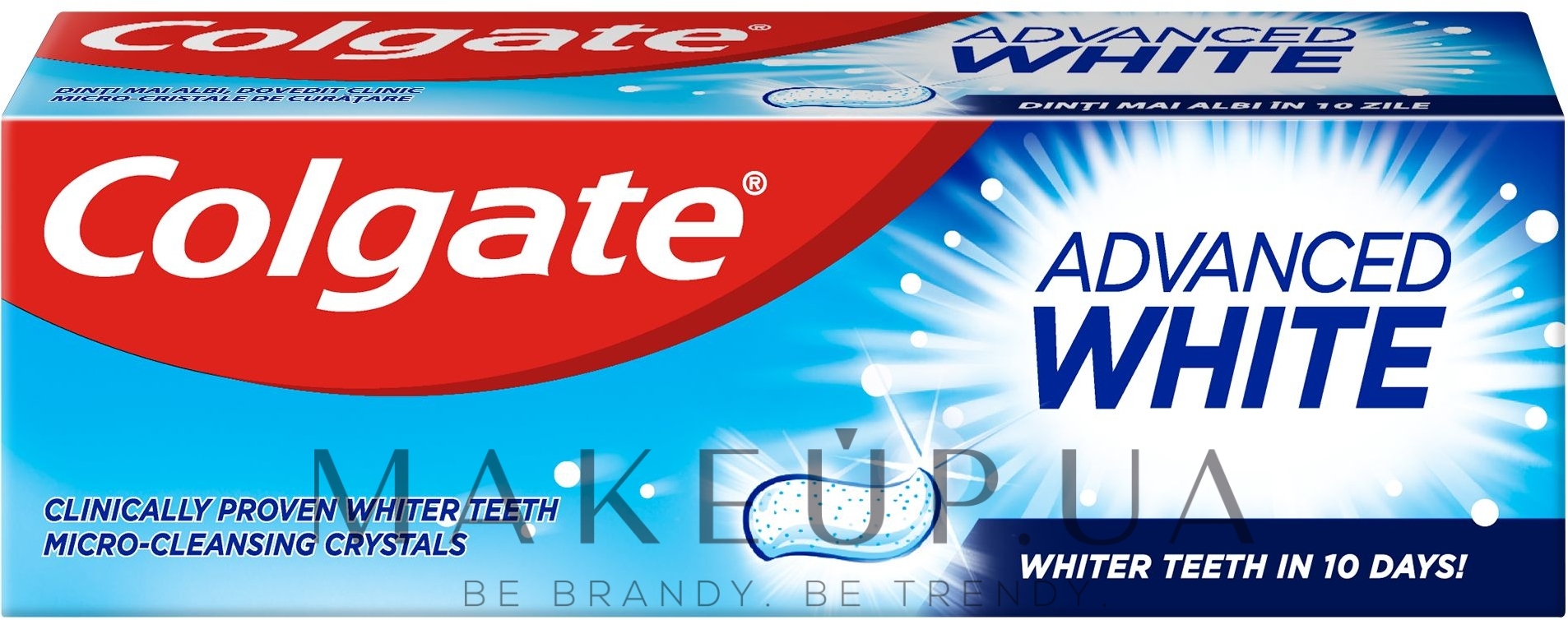 Зубная паста "Комплексное отбеливание за 10 дней" - Colgate Advanced White  — фото 50ml