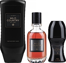 Avon Wild Country For Him - Набор (edt/75ml + deo/50ml + h&b/wash/250ml) — фото N2
