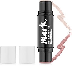 Набор - Avon True VS Mark Neutral Fair Kit (powder/8g + blush/highl/8g + brow/set/4g + lipstick/3.5g) — фото N9