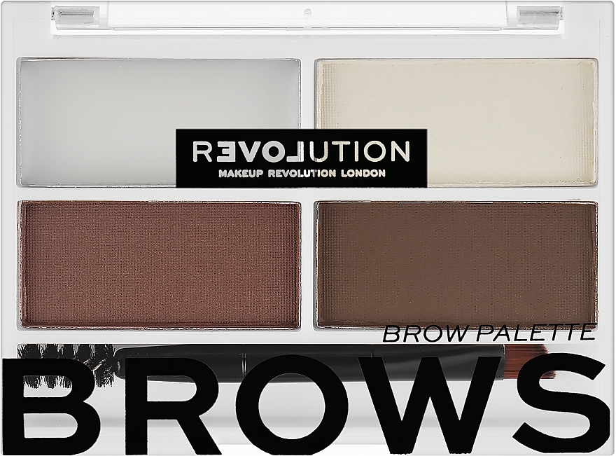 Палетка для бровей - Relove By Revolution Colour Cult Brow Palette — фото N2