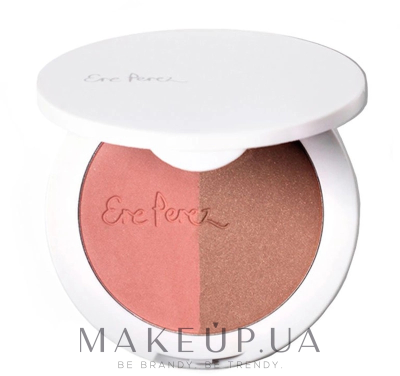 Румяна-бронзатор для лица - Ere Perez Rice Powder Blush & Bronzer Refill — фото Brooklyn