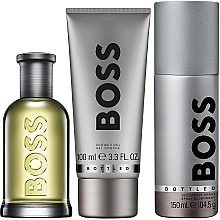 BOSS Bottled - Набір (edt/100ml + sh/gel/100ml + deo/spray/150ml) — фото N1