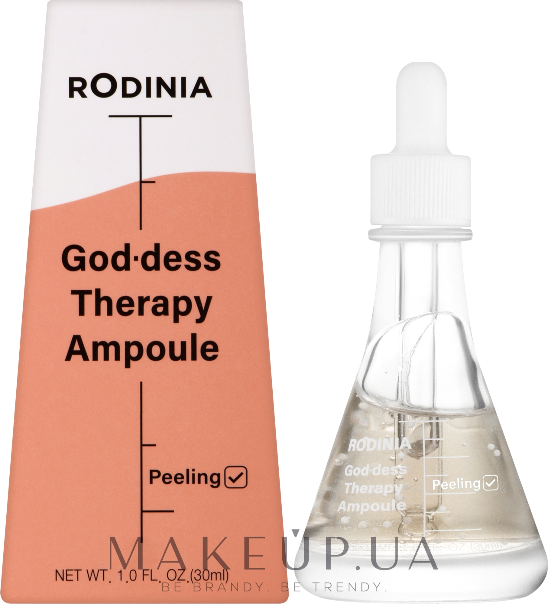 Сироватка з пілінг-дією, з гібіскусом - May Island Rodinia Goddess Therapy Ampoule Peeling — фото 30ml