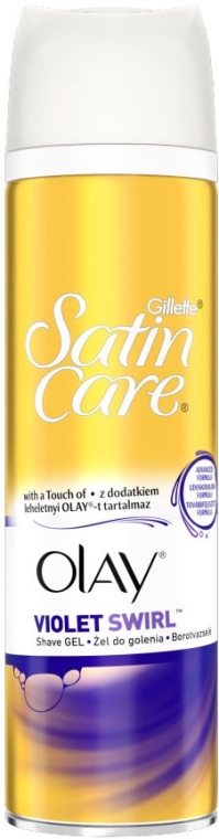 Гель для гоління - Gillette Satin Care Olay Violet Swirl — фото N1