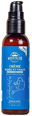 Крем для бороды и лица - Big Moustache Beard and Face Cream — фото N1