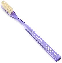 Зубная щетка, фиолетовая - Acca Kappa Soft Pure Bristle Toothbrush Model 567 — фото N1