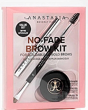 Духи, Парфюмерия, косметика Набор для бровей - Anastasia Beverly Hills No-Fade Brow Kit (pom/4g + brush/1pcs + gel/2,5ml)