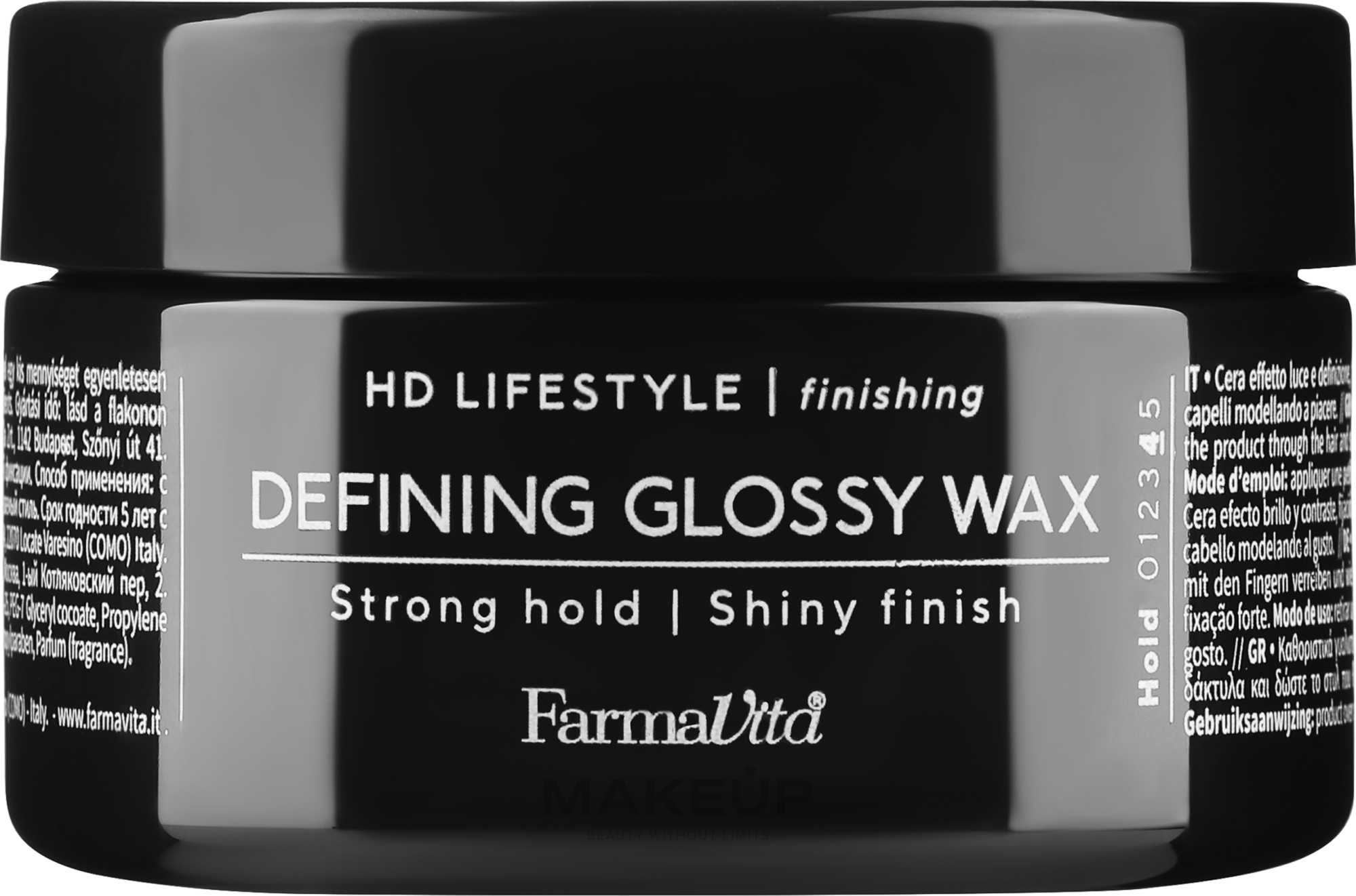 Глянцевый воск сильной фиксации - Farmavita HD Defining Glossy Wax/Strong Hold — фото 100ml