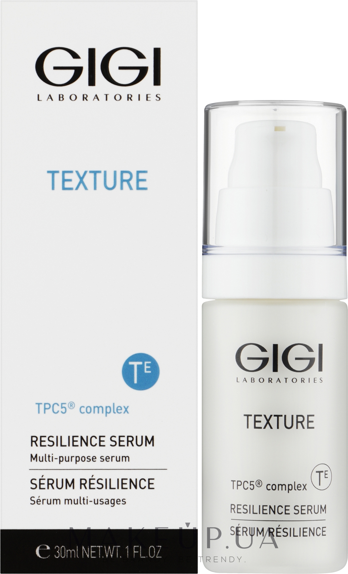 Сироватка для інтенсивного зволоження обличчя - Gigi Texture Resilience Serum — фото 30ml