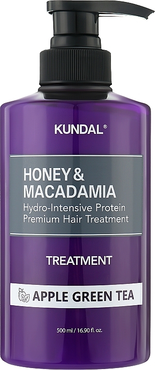 Кондиціонер для волосся "Apple Green Tea" - Kundal Honey & Macadamia Treatment — фото N1