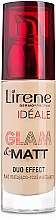 Парфумерія, косметика Матуючий тональний флюїд - Lirene Ideale Glam and Matt Duo Effect Fluid SPF 15