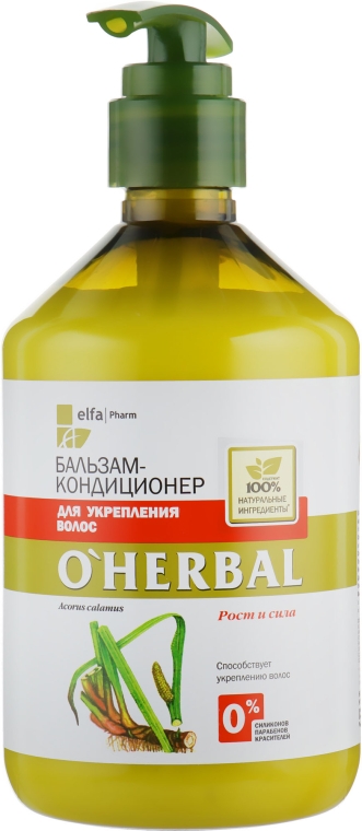 Бальзам-кондиціонер для зміцнення волосся - O Herbal