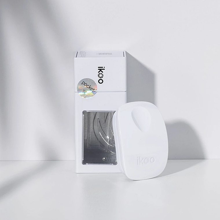 Расческа для волос - Ikoo Pocket White Brush — фото N2