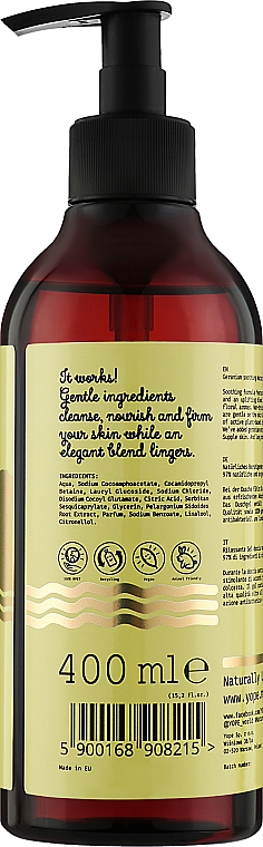 Гель для душа "Герань" 97% - Yope Geranium Shower Gel — фото N2