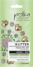 Парфумерія, косметика Розгладжувальна і очищувальна маска з вівсом - Polka Glitter Peel Off Mask Oat