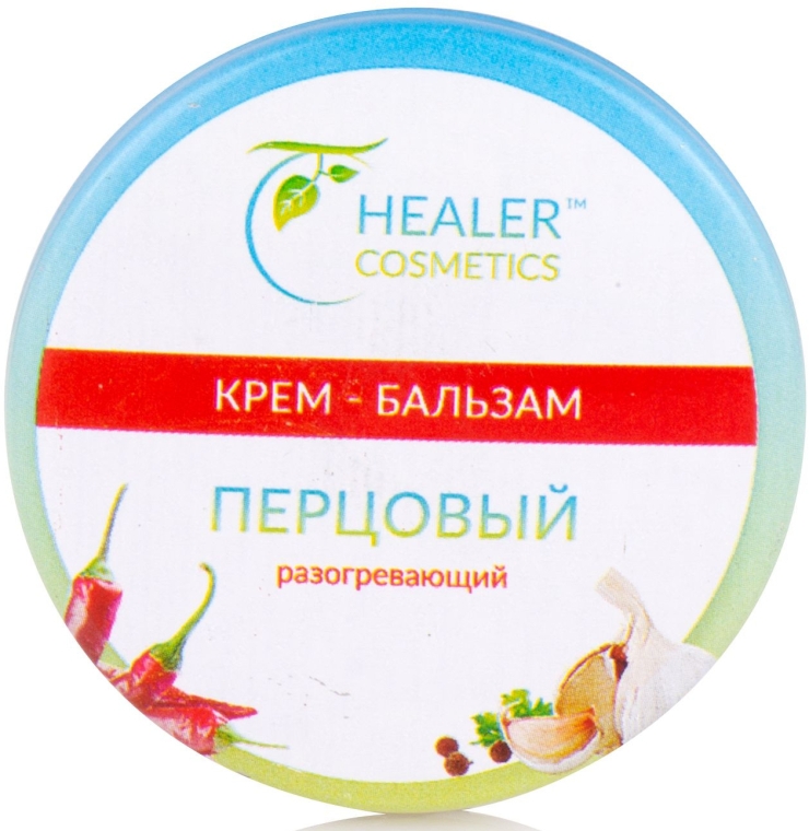 Крем-бальзам розігрівальний, перцевий - Healer Cosmetics — фото N3