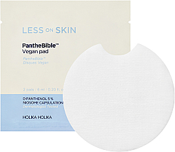 Диски для чутливої шкіри - Holika Holika Less On Skin PantheBible Vegan Pad — фото N1