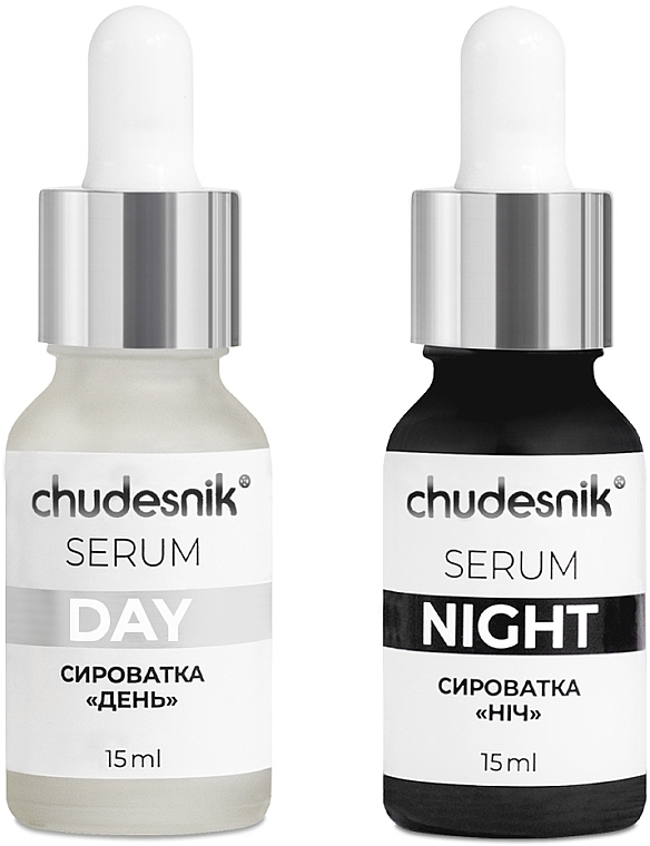 Зволожуюча та матуюча сироватка антиакне для проблемної шкіри "День-ніч" - Chudesnik Serum Day Night