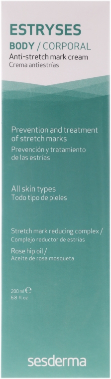 Крем проти розтяжок - SesDerma Estryses Anti-stretch Mark Cream — фото N1