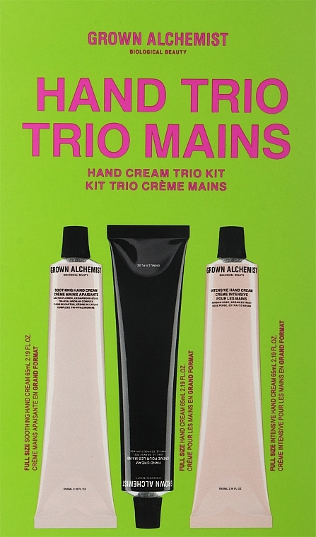 Набір - Grown Alchemist Hand Cream Trio Kit (hand/cr/3x65ml) — фото N1