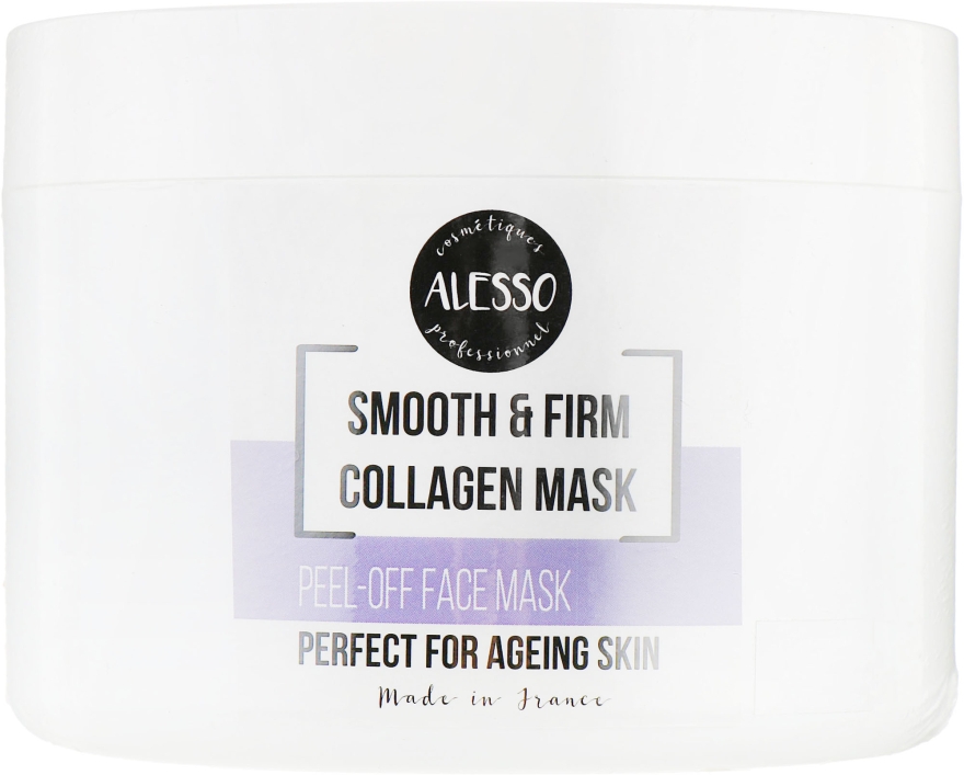 Коллагеновая альгинатная маска для лица против отеков - Alesso Professionnel Smooth & Firm Collagen Mask — фото N1