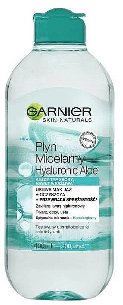 Мицеллярная вода - Garnier Skin Naturals Hyaluronic Aloe Micelar — фото N1