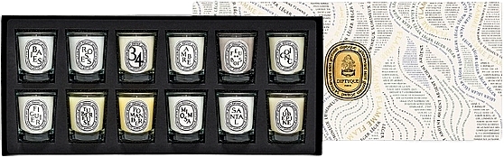 Набір, 12 продуктів - Diptyque Set Of 12 Mini Signature Candles — фото N2