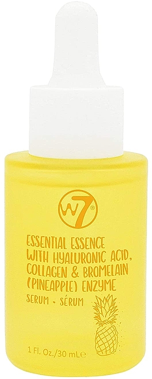 Омолаживающая сыворотка для лица - W7 Essential Essence With Hyaluronic Acid Collagen Bromelain Enzyme Serum — фото N1