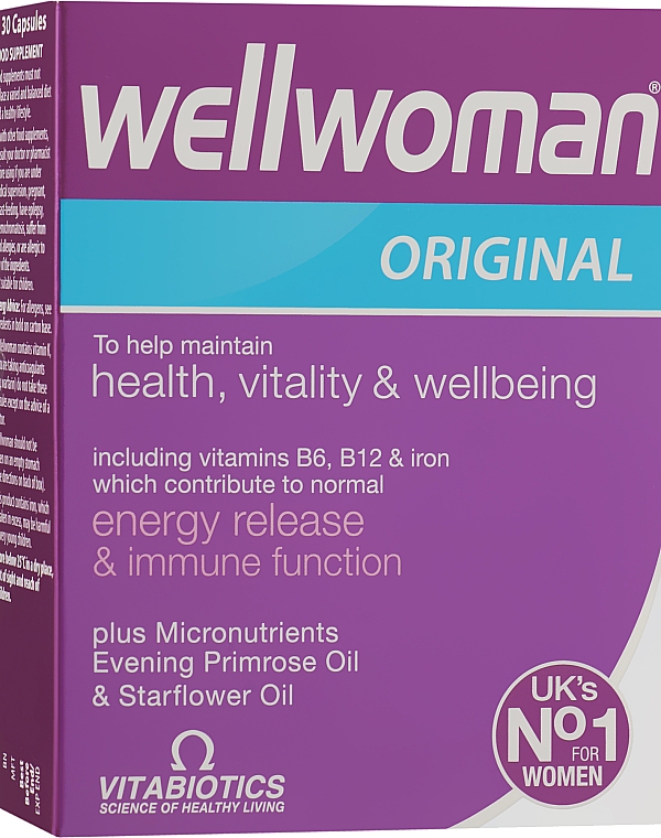 Витаминно-минеральный комплекс - Vitabiotics Wellwoman — фото N1