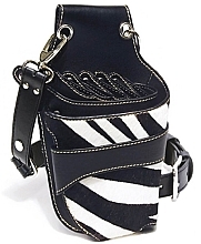 Парфумерія, косметика Перукарська сумка для інструментів "Зебра", чорна - Xhair Zebra
