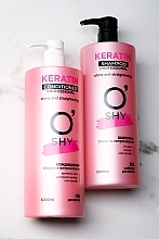 Шампунь "Блеск и выпрямление волос" - O'Shy Keratin Professional Shampoo — фото N2