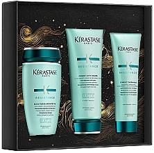 Духи, Парфюмерия, косметика Набор - Kerastase Resistance (shamp/250ml + fondant/200ml + h/milk/150ml)