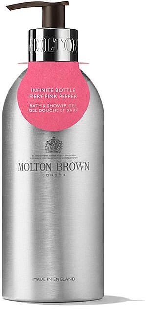 Molton Brown Fiery Pink Pepper Infinite Bottle - Гель для ванны и душа — фото N1