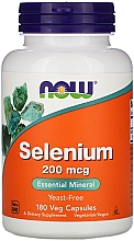 Капсулы "Селен" 200 mcg - Now Foods Selenium Essential Mineral — фото N2